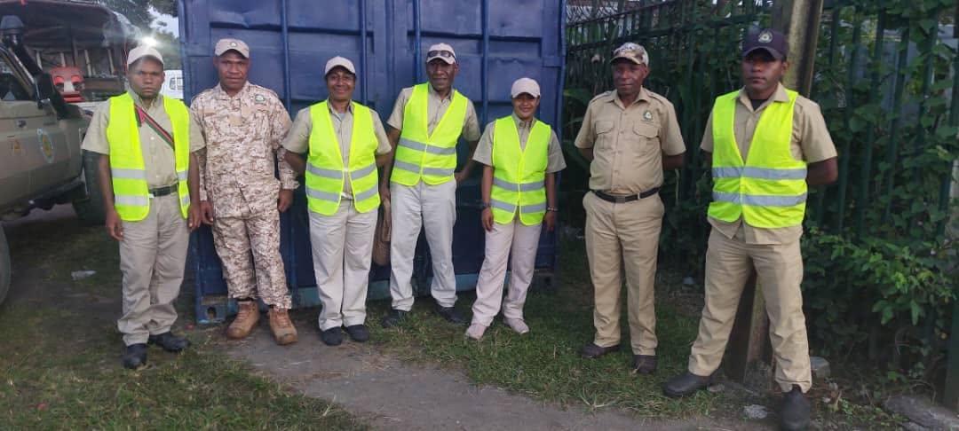 ERADISEC security personnel in uniform